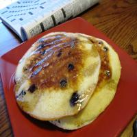 Buttermilk Sour Cream Blueberry Pancakes image