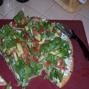 Drake Hogestyn's Salad Pizza_image