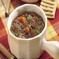 Slow-Cooker Wild Rice and Mushroom Soup image