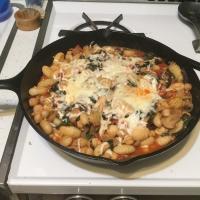 Skillet Gnocchi with Chard & White Beans_image