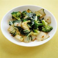 Sauteed Bok Choy and Broccoli image
