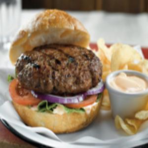 Honey Garlic Burgers With Sweet and Sour Mayonnaise_image