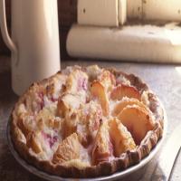 Peach and Creme Fraiche Pie image