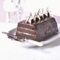 Chocolate truffle star cake image