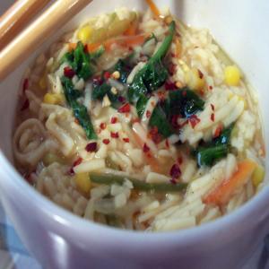 Spicy Vegetable Egg Noodles image