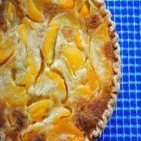 Fresh Peach Custard Pie_image
