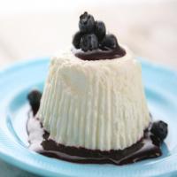 Frozen Lemon Whip with Blueberry Sauce image