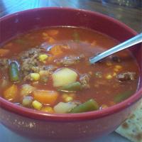 Home-Style Vegetable Beef Soup image