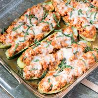 Chicken Parmesan Zucchini Boats Recipe - (4.3/5) image