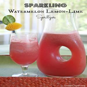 Sparkling Watermelon Lemon Lime Spritzer_image
