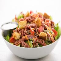 BBQ Ranch Pulled Pork Salad no cooking required_image