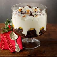 Christmas pudding trifle image