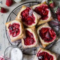 Fresh Strawberry and Cream Cheese Danish_image