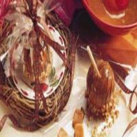 Chocolate-Drizzled Caramel Apples image