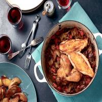 Braised and Roasted Chicken With Vegetables_image