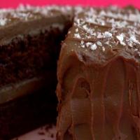 Salted Caramel Milk Chocolate Cake image