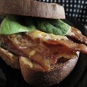 Broiled Bacon Cheese and Onion Sandwich_image