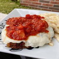 Cube Steaks Parmigiana with Fresh Tomato Sauce image