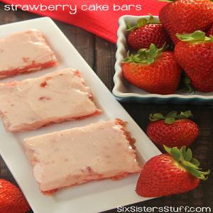 Strawberry Cake Bars_image