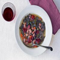 Spanish Chorizo, Kale and Cranberry Bean Soup image