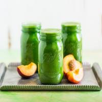 Ginger Peach Green Smoothie_image