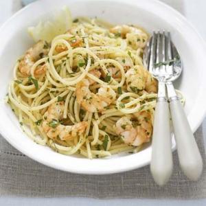 Lemon & parsley spaghetti image