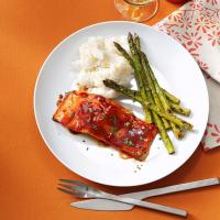 Grilled Barbecued Salmon_image