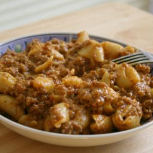 Beef Casserole with Creamy Cheese Pasta_image