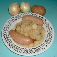 Polish Sausage and Cabbage image
