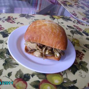 Mushroom Artichoke Sandwich image