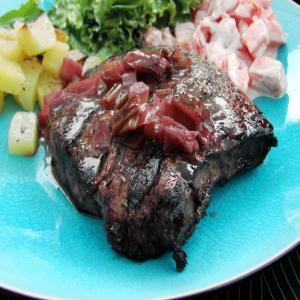 Flank Steak With Red Wine Sauce image