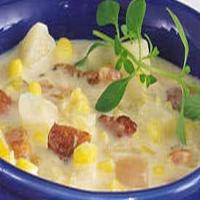Slow-Cooker Potato and Double-Corn Chowder image