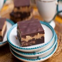 Fudgy Salty Peanut Butter Brownies image