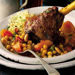 Lamb shanks with chickpeas & Moroccan spices_image