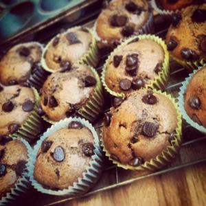 Awesome Chocolate Chocolate Chip Muffins image