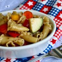 Campanelle Salad with Vegetables and Balsamic Dressing image