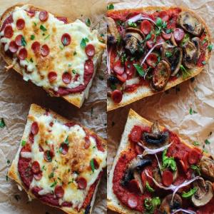 One Recipe, Two Meals: French Bread Pizzas image