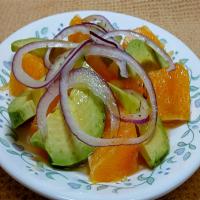 Avocado, Orange and Purple Onion Salad_image