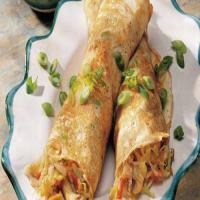 Mou Shu Vegetables with Asian Pancakes image
