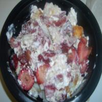 Strawberry Angel Food Trifle image
