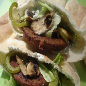Veggie Burger Pitas_image