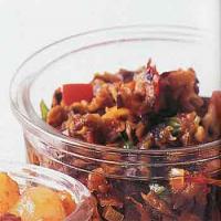 Roasted Eggplant and Red Pepper Topping_image