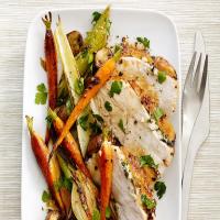 Skillet Turkey With Roasted Vegetables image