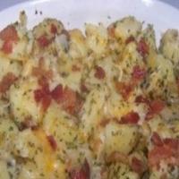 Cheesy-Steamed Potatoes (Microwave)_image