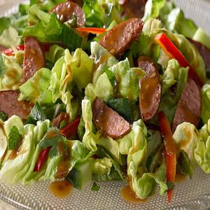 Asian-Style Beef Sausage Salad_image