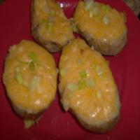 Twice-baked Cheddar Potatoes image