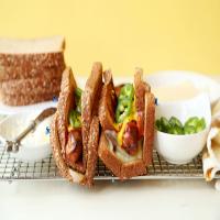 Grilled Cheese-Wrapped Turkey Dog_image