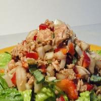 Tuna Salad With Bell Peppers and Herbs (No Mayonnaise) image