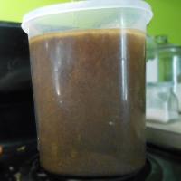 Beef Stock and shredded beef_image