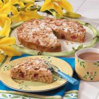 Makeover Almond Rhubarb Coffee Cake image